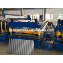 Corrugated Roofing Sheet Roll Forming Machine , Good Price Aluminum Wave Metal Steel Roof Tile Sheet Making Machine